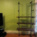 DIY Pipe Shelves