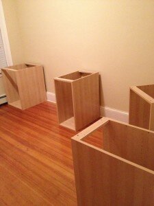 DIY Built-in Desk Cabinets