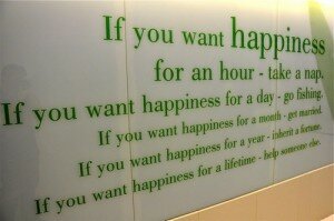 If you want Happiness