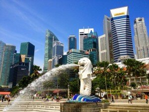 Merlion Park in Singapore